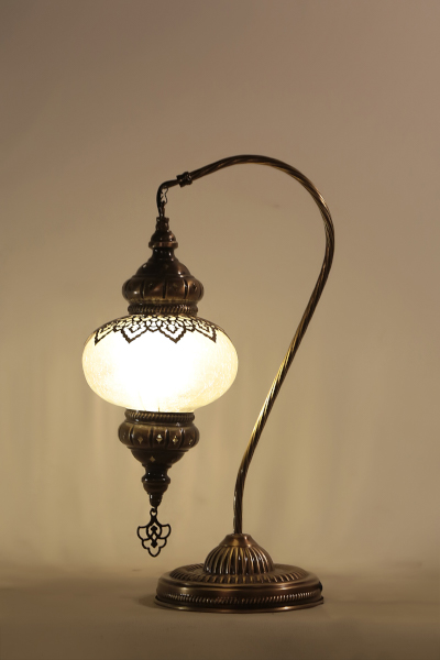 No.3 Size Ottoman Design Swan Neck Table Lamp